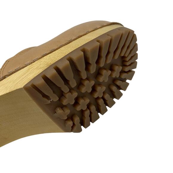 MIA Kaolin Nude Leather Closed Toe Slingback Clogs Size 11 NEW - Picture 8 of 8